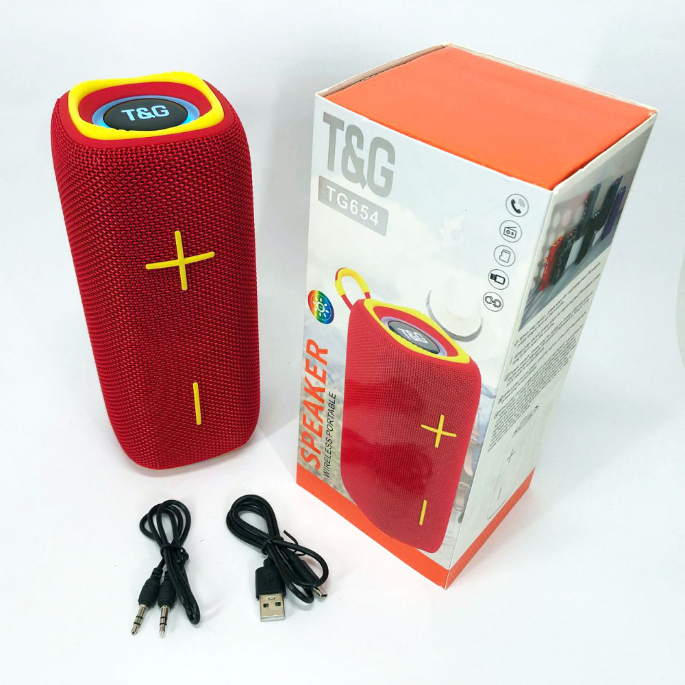 Колонка для вечірки на вулиці, Bluetooth колонка з радіо Музична блютуз з підсвічуванням OU-55 Івано-Франківськ - фото 6