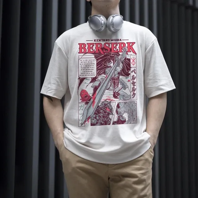 Футболка чоловіча з  принтом Берсерк Манга WE Розмір 48 Дніпро - фото 3