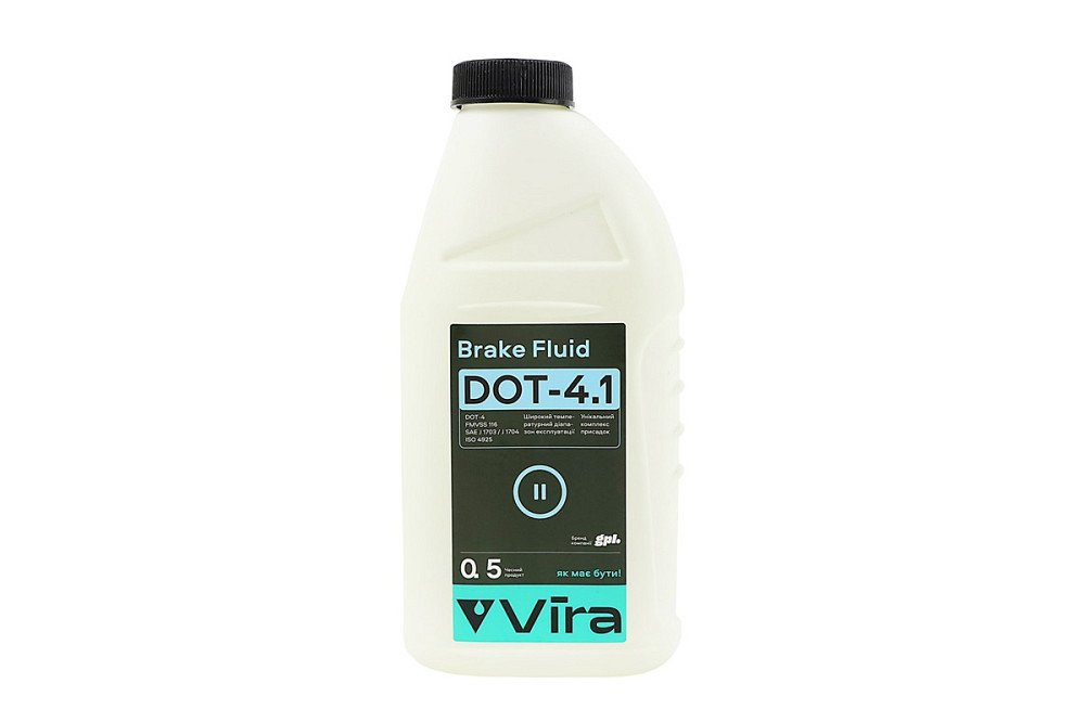 Гальмівна рідина синтетична "DOT-4.1", 0.5L Бершадь - фото 1