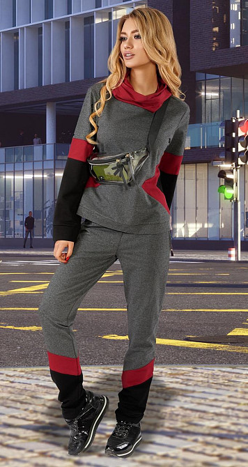 Комбинированный прогулочный костюм (48) Киев - изображение 1