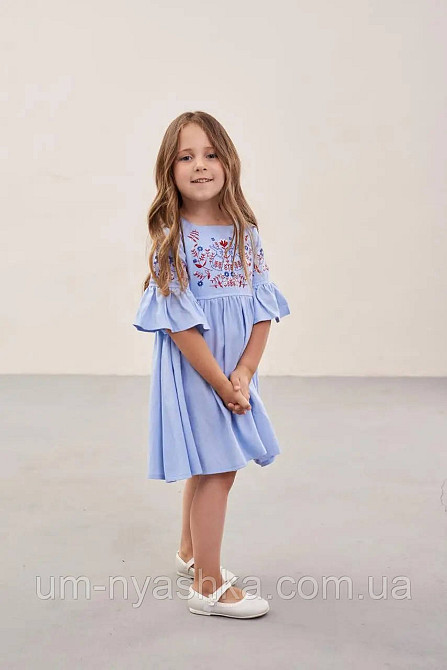 Дитяче вишите плаття "Зайчики" Кривий Ріг - фото 7