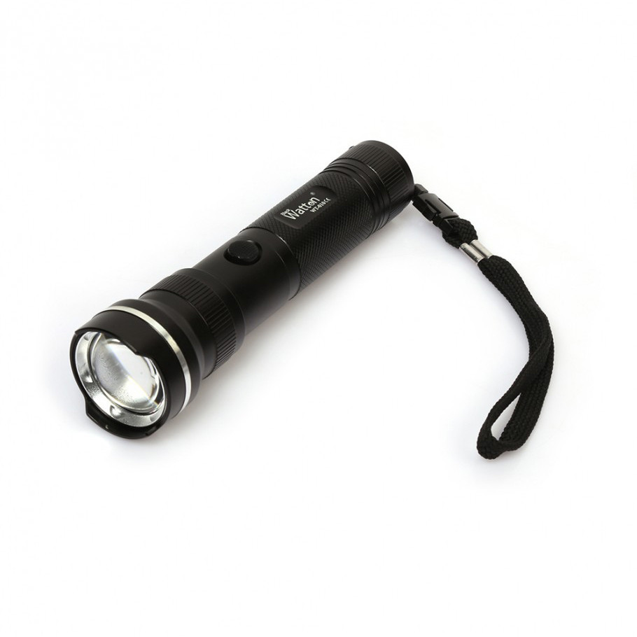 Фонарик мощный аккумуляторный широкоугольный Watton WT-010 Cree T6 ручной карманный фонарь Каменец-Подольский - изображение 7