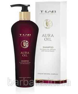 Шампунь AURA OIL T-LAB для розкішної м'якості і натуральної краси волосся Київ