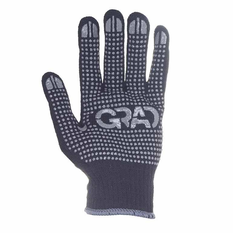 Трикотажные перчатки с ПВХ точкой р10 Лайт (черные) КРАТНО 12 парам GRAD (9442755) Ровно - изображение 4
