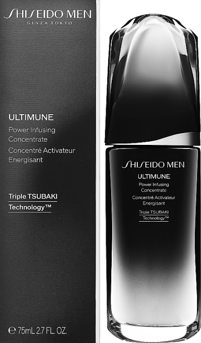 Концентрат для мужской кожи лица Shiseido Men Ultimune Power Infusion Concentrate 75 Славянск - изображение 2