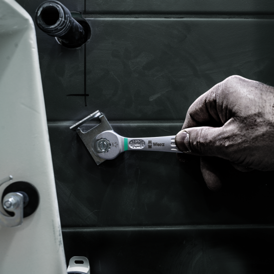 Набір ключів комбінованих Wera з тріскачкою 8-19мм 11шт, на магнітному тримачі, 9630 Magnetic rail 6000 Joker 1 05020014001 Одеса