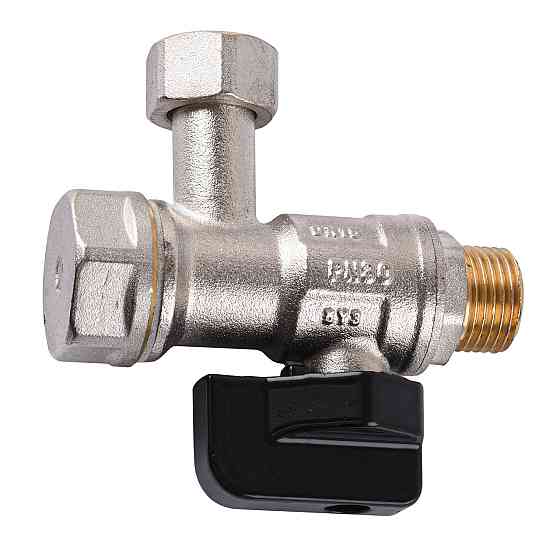 Кран шаровый для котла 1/2″ ARCO 150823 угловой с накидной гайкой with FILTER (000027982) Киев