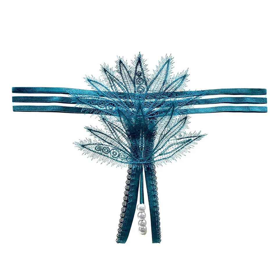 Трусики з перлами універсальний зелений Київ - фото 1