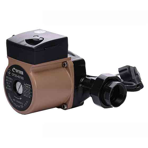 Насос циркуляционный Optima OP25-40 180мм + гайки, + кабель с вилкой! (000008120) Киев