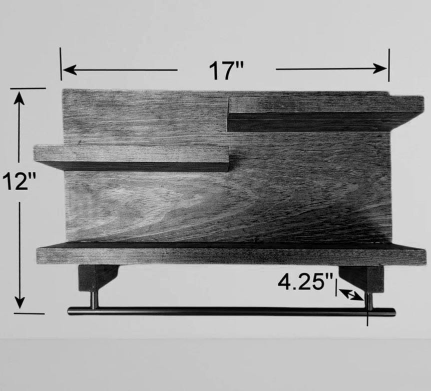 Полиця для ванної "Гримен" капучино Миколаїв - фото 2