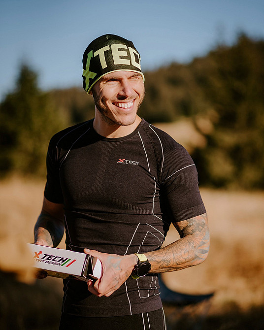 Термокофта (лонгслів) X TECH Maglia Race 3 Munica Lunga  giroc Nero L/XL Чорна Луцк - изображение 10