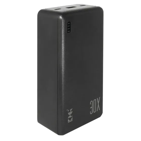 Повербанк KP KP-34 30000 мА·год 22,5 Вт швидка зарядка Power Bank з LED дисплеєм чорний Одеса