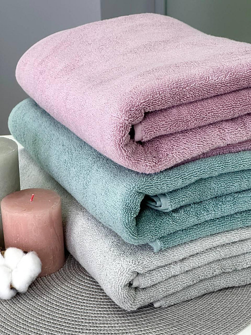 Комплект рушників Ideal Textile Pastel 30х70+50х90+70х140 см 500 г/м2 (56861109) Чернівці - фото 4