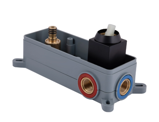 Змішувач для раковини Qtap Gemini прихованого монтажу QTGEM273BLM45694 чорний/матовий Київ