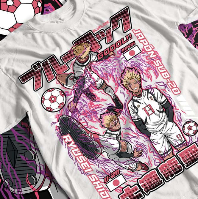 Футболка для хлопчика з аніме принтом Аніме Рйусеі Східоу Блуе оверсайз (зріст від 165 до 180) Чорний AnimeJ0577m Дніпро - фото 2