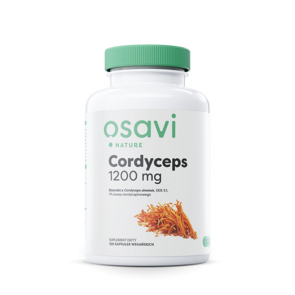 Кордицепс Osavi Cordyceps (1200 mg) Vegan 120 caps Луцк - изображение 1