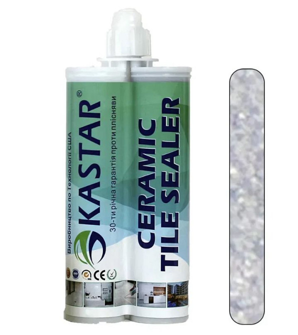 Епоксидна фуга для швів Kastar Ceramic Tile Sealant K10 срібний 400 мл Київ - фото 1