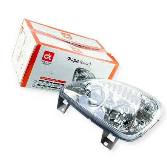 Фара 3302, 2217, 2752 права новий зразок (4 блоки) вбудовані LED ходові вогні DK ГАЗ Мукачево