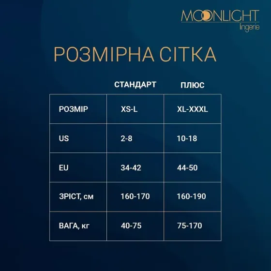 Сукня-бодістокінг Moonlight Plus Model 03 XL-XXXL Black, міді, довгий рукав Львів