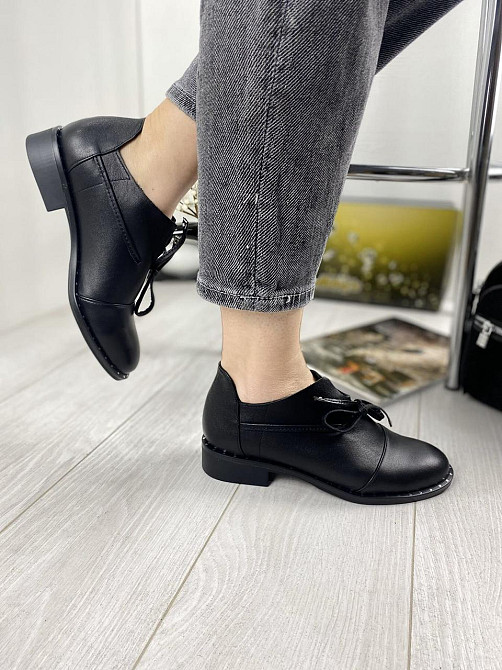 Sothby 's Туфлі жіночі Sothby 's T-593/2 чорні (весна-літо, шкіра натуральна) (2751) лише 37р.3 Коломия - фото 1