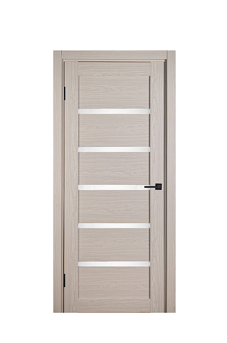 Двері Sun Doors Ліннея New Дуб димчастий + Скло сатин 60*200 см Модні міжкімнатні двері Київ - фото 1