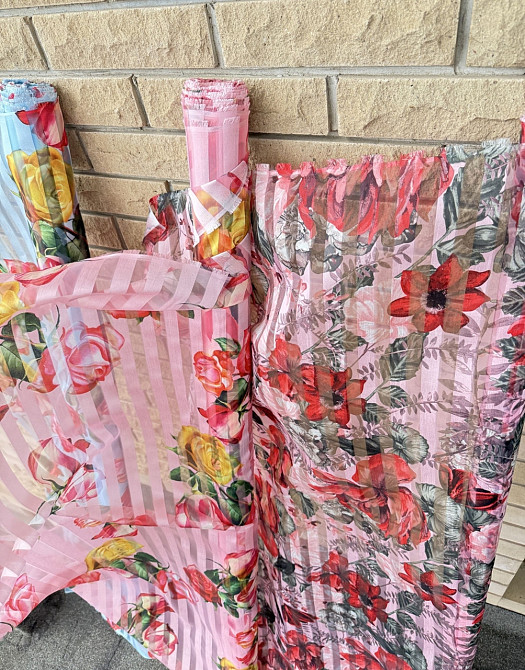 Ткань / опт / шифоновая органза - от 5 м. 65 грн/м Киев - изображение 1