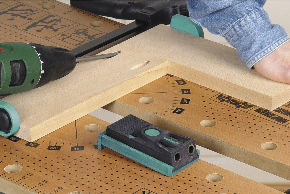 Набор для скрытых соединений Wolfcraft Undercover Jig (4642000) набор для сборки мебели Киев - изображение 8