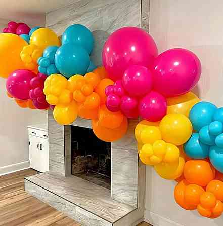Повітряні кульки набір 50 штук 10 дюймів різнобарвний Київ