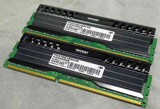 Оперативна память PATRION VIPER DDR3 16GB - 1866MHz - У РОБОЧОМУ стані. Харків