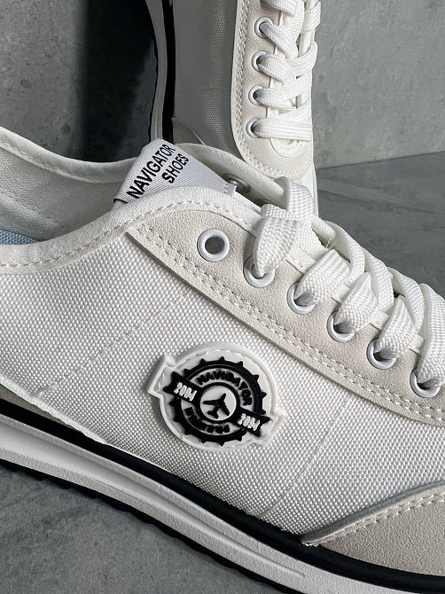 Кроссовки женские Navigator 3241-2 из текстиля с эмблемой белые, 36, 23,5 см Киев - изображение 14