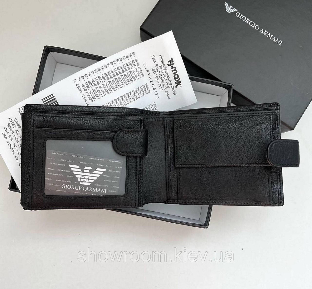 Мужской подарочный набор портмоне и ремень Armani (113) Киев - изображение 4