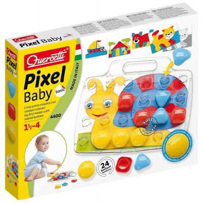 Набор для творчества Quercetti Мозаика 24 крупные фишки + доска (4400-Q) Винница - изображение 1