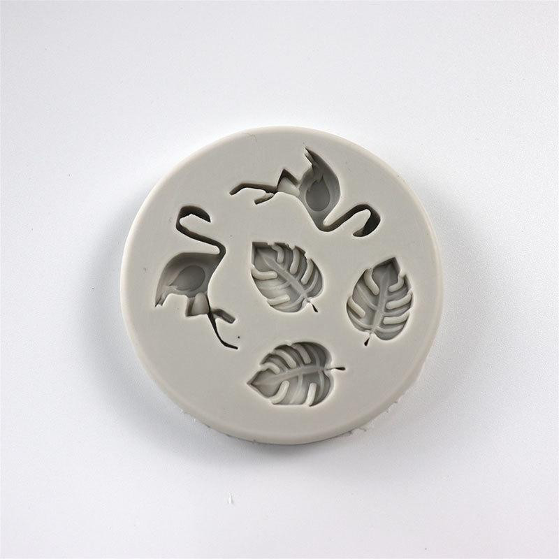 Молд силиконовый Фламинго 70 мм серый Киев - изображение 3