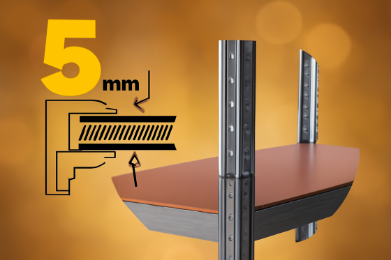Металевий стелаж 150×75×30 см з п’ятьма міцними полицями — вантажність 175 кг на кожну полицю, виготовлено в Польщі. Львів