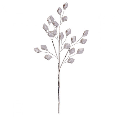 Декоративна гілка YES! Fun з кристалами, 35 см, срібло (974103) Вінниця - фото 1