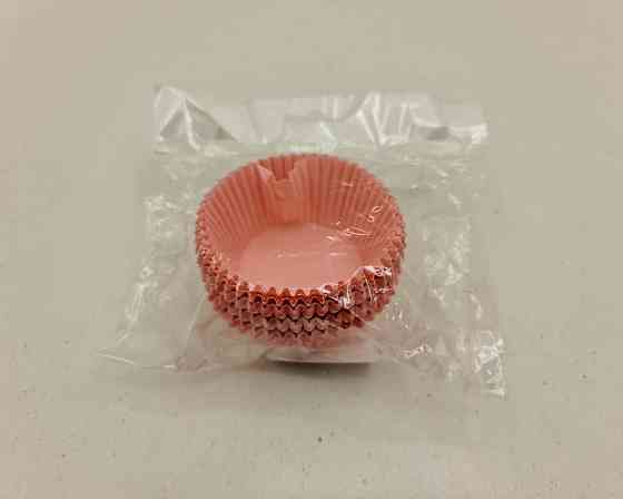 Тартолітка для кексів А7 "Кругла рожева" D50 H30 (100 шт.) (1 уп.) Харків