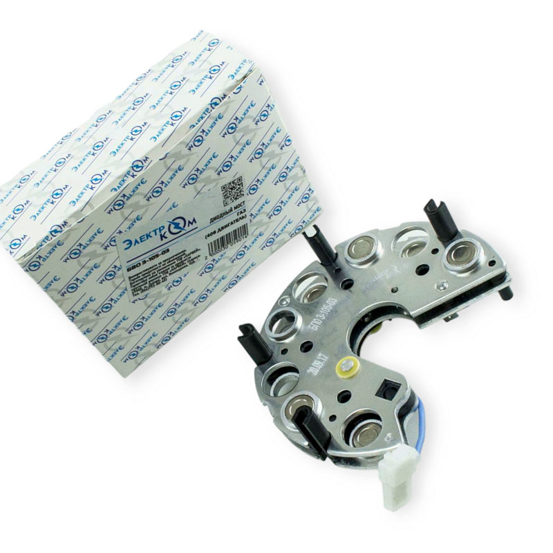 Мост генератора 406 двигатель 6-диод. (г9422.3701 кзатэ) диодный Мукачево - изображение 1