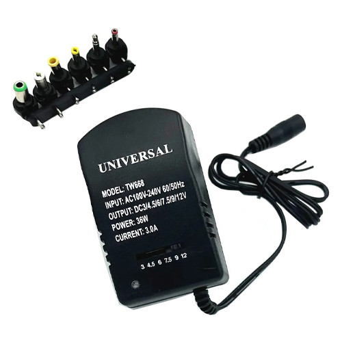 Блок питания универсальный 3-12В 30Вт 6 штекеров, TW668 Винница - изображение 1