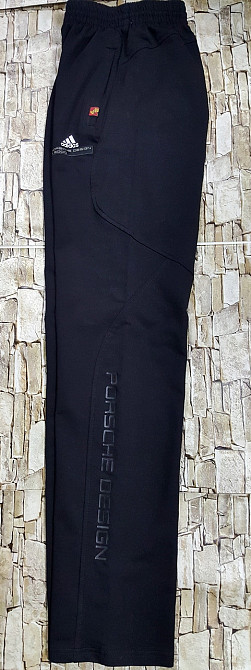 Мужские трикотажные прямые штаны Adidas Киев - изображение 4