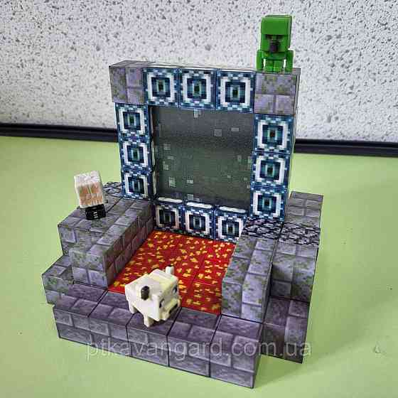 Конструктор магнітний майнкрафт 65 кубики магнітні блоки портал в край Dream World LZCK 011 Хмельницький