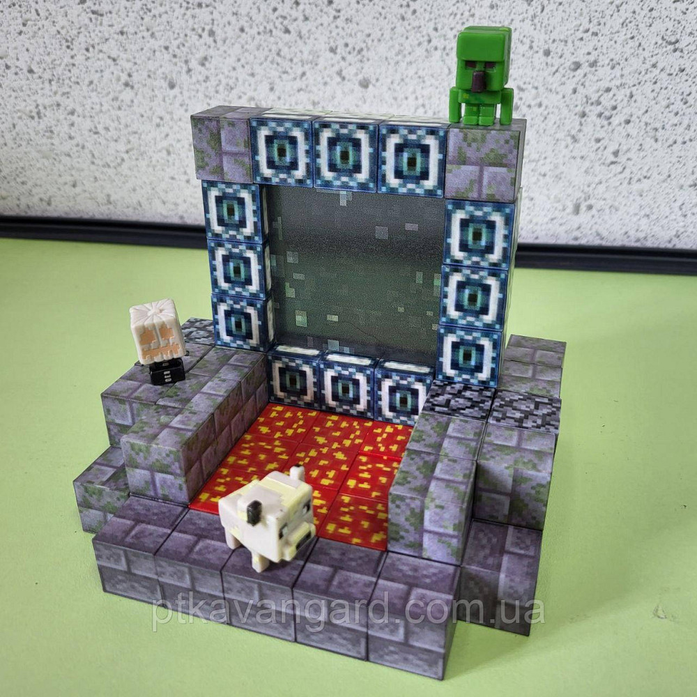 Конструктор магнітний майнкрафт 65 кубики магнітні блоки портал в край Dream World LZCK 011 Хмельницький - фото 2