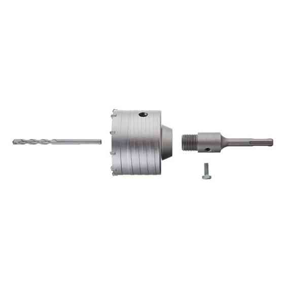 Свердло корончате по бетону 80 мм, перехідник SDS-Plus 100 мм INTERTOOL SD-7080 Киев