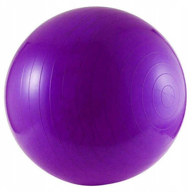 Мяч для фитнеса фитбол гимнастический BE READY 65 см Фиолетовый Киев - изображение 3