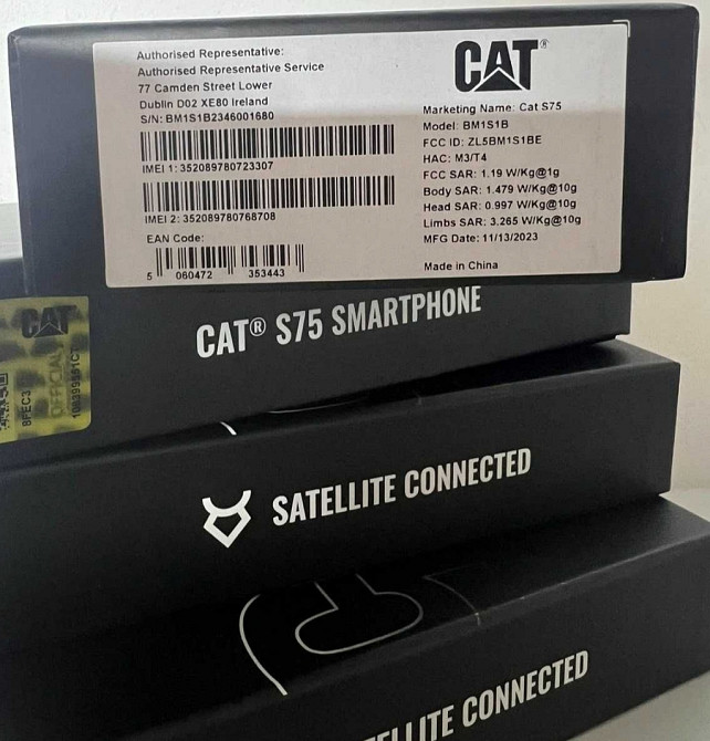 Смартфон: CAT S75 6/128Gb. Black. Київ - фото 3