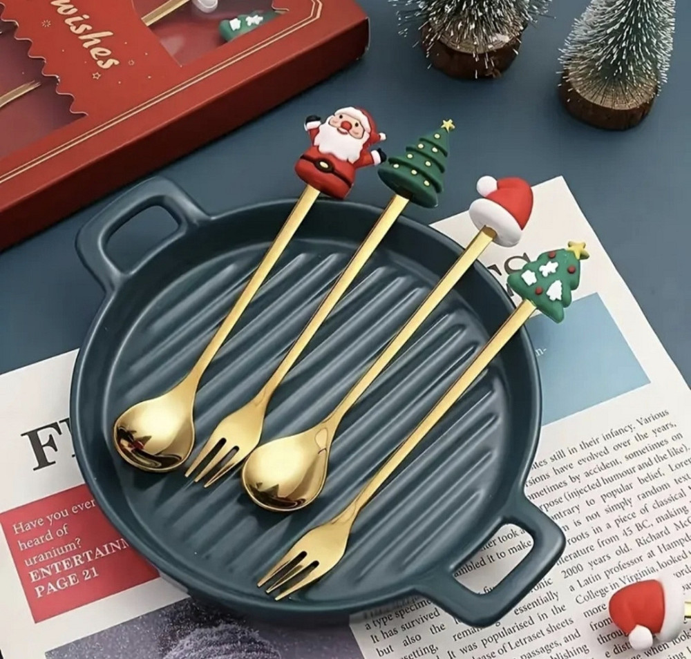 Різдвяні столові прибори в коробці Сміла - фото 5