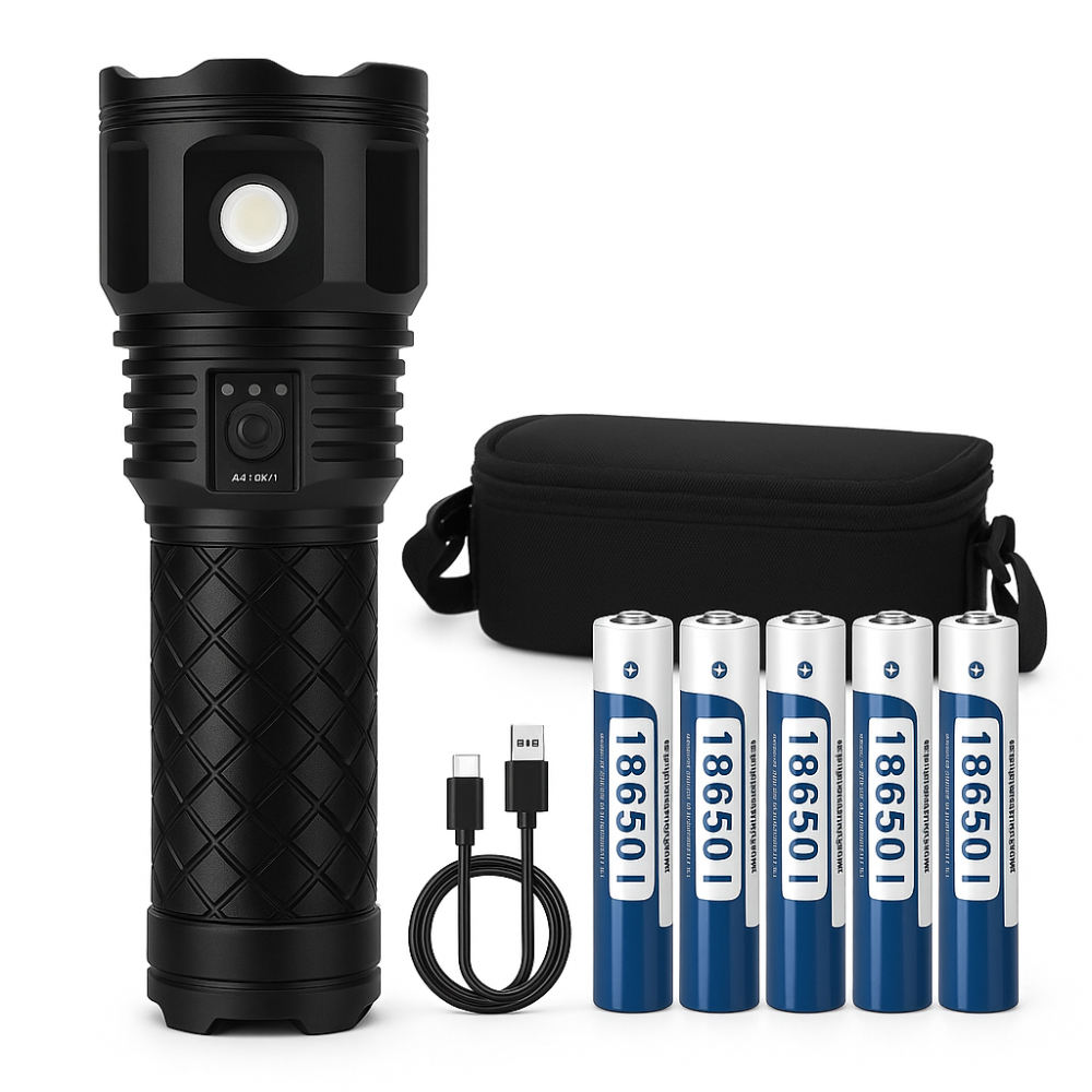 Ліхтар портативний переносний, Невеликий ручний ліхтар, Тактичний ліхтар ручний LED із зарядкою BA-34 Львів - фото 18