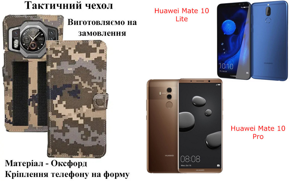 Тактический чехол для Google Pixel 3, Pixel 3a, Pixel 3 XL, крепится к снаряжению на липучке Киев - изображение 1
