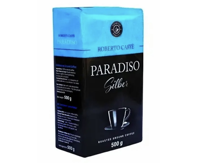 Кава мелена Paradiso Silber Roberto Caffee, 500 г Виноградів - фото 1