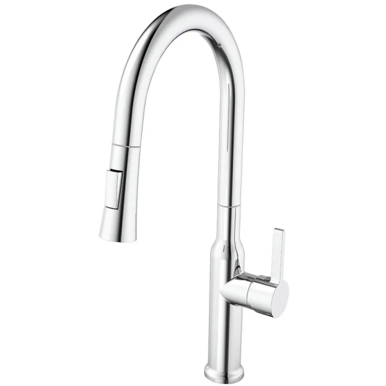 Кухонный смеситель Mixxus Premium PULL 014 с выдвижным изливом MI6958 Харьков