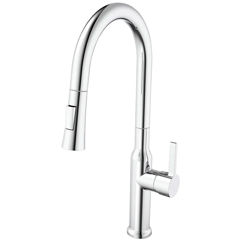 Кухонный смеситель Mixxus Premium PULL 014 с выдвижным изливом MI6958 Харьков - изображение 1